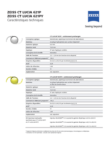 Image d’aperçu de Fiche technique CT LUCIA 621P/PY